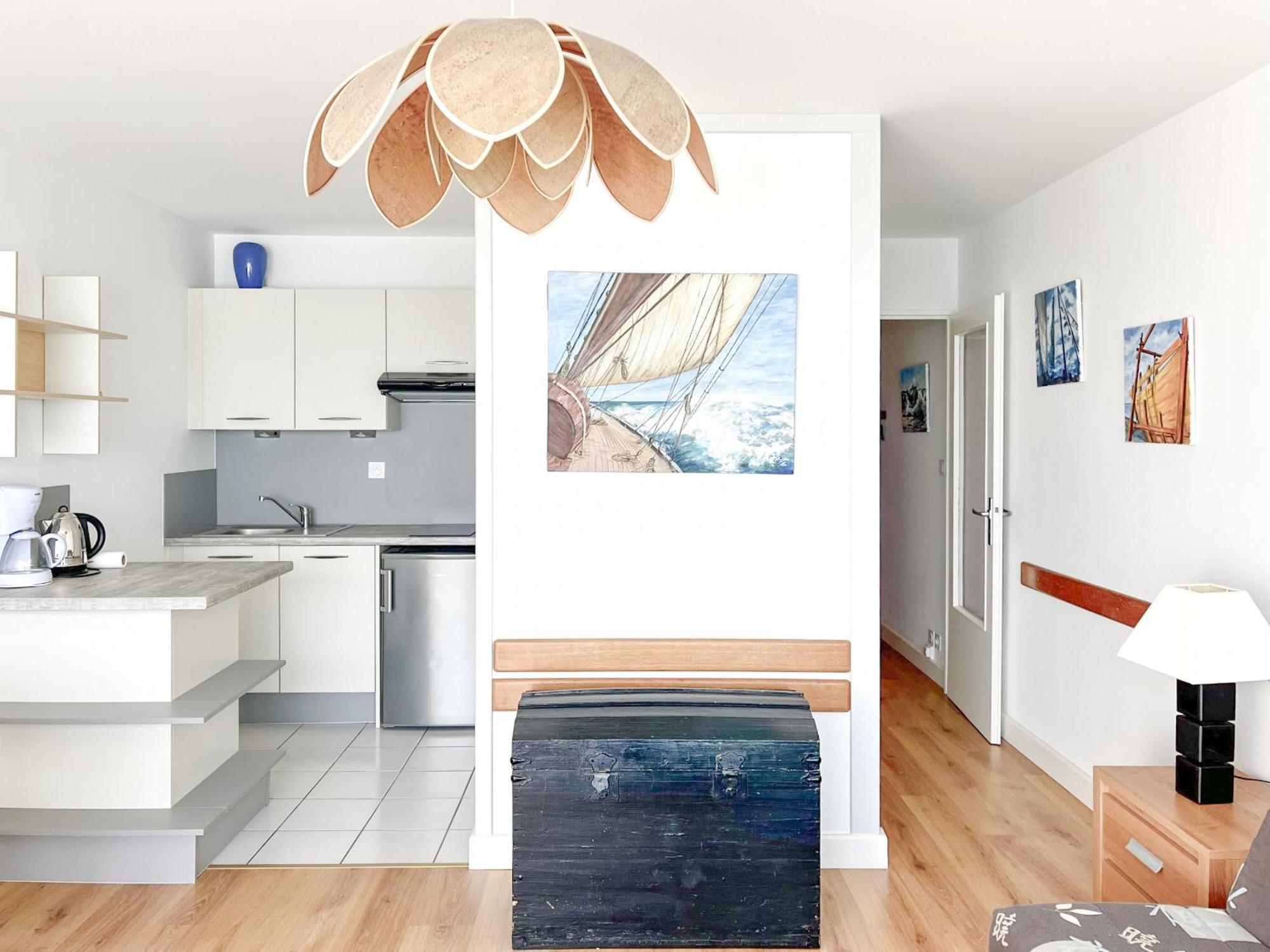 Joli Appartement Avec Vue Imprenable Sur La Baie Des Sables - 4 Pers 莱萨布勒-多洛讷 外观 照片