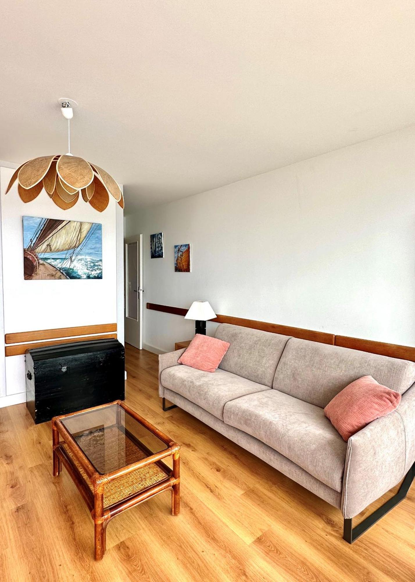 Joli Appartement Avec Vue Imprenable Sur La Baie Des Sables - 4 Pers 莱萨布勒-多洛讷 外观 照片